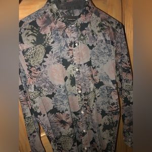 INC Floral Dress Shirt